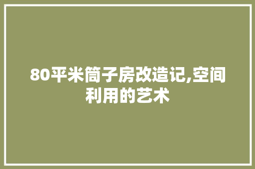 80平米筒子房改造记,空间利用的艺术 MI家设计百科