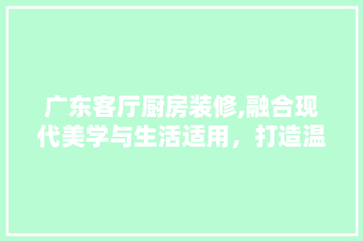 广东客厅厨房装修,融合现代美学与生活适用，打造温馨家园 广东客厅厨房装修,融合现代美学与生活适用，打造温馨家园 MI家公司推荐