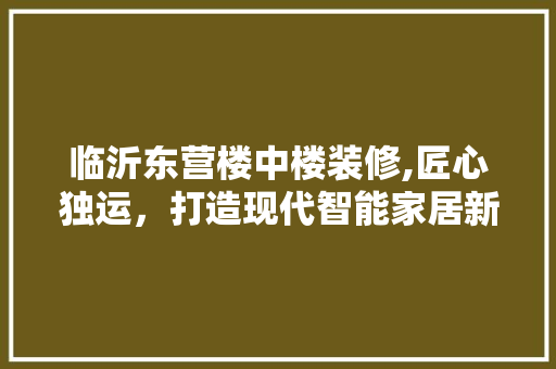 临沂东营楼中楼装修,匠心独运，打造现代智能家居新典范 临沂东营楼中楼装修,匠心独运，打造现代智能家居新典范 MI家公司推荐