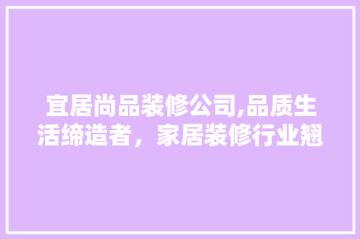 宜居尚品装修公司,品质生活缔造者，家居装修行业翘楚 宜居尚品装修公司,品质生活缔造者，家居装修行业翘楚 MI家装修攻略