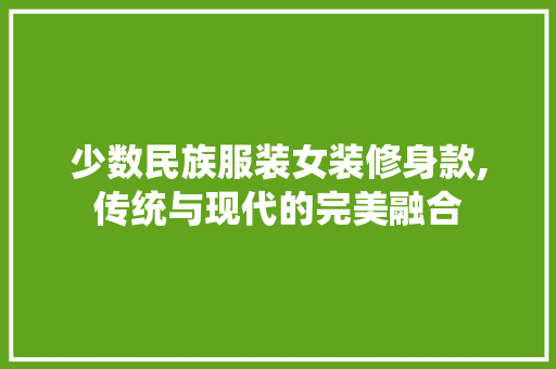 少数民族服装女装修身款,传统与现代的完美融合 少数民族服装女装修身款,传统与现代的完美融合 MI家装修经验