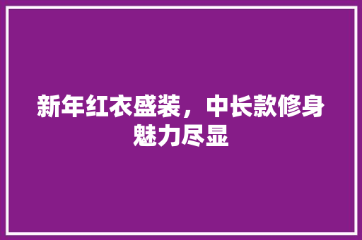 新年红衣盛装，中长款修身魅力尽显