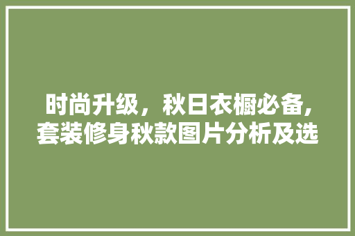 时尚升级，秋日衣橱必备,套装修身秋款图片分析及选购指南 时尚升级，秋日衣橱必备,套装修身秋款图片分析及选购指南 MI家装修经验