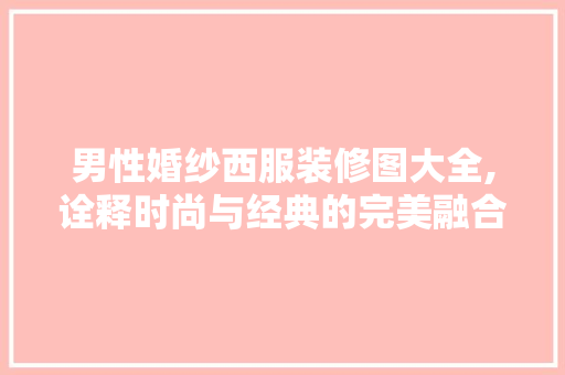 男性婚纱西服装修图大全,诠释时尚与经典的完美融合 男性婚纱西服装修图大全,诠释时尚与经典的完美融合 MI家装修攻略