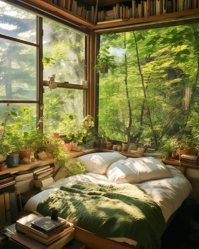 森林里的宁静小屋,打造小卧室的森林风情 MI家设计百科 森林里的宁静小屋,打造小卧室的森林风情 森林里的宁静小屋,打造小卧室的森林风情 MI家设计百科
